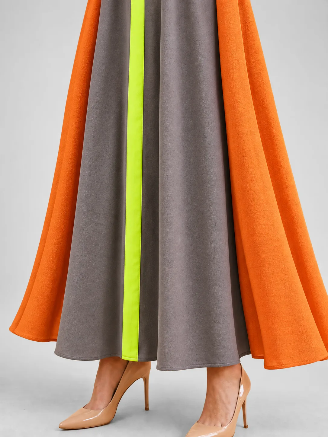Neon Block Maxi Dress - view 6
